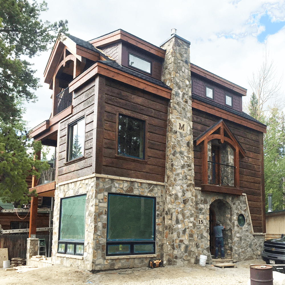 concrete log sliding