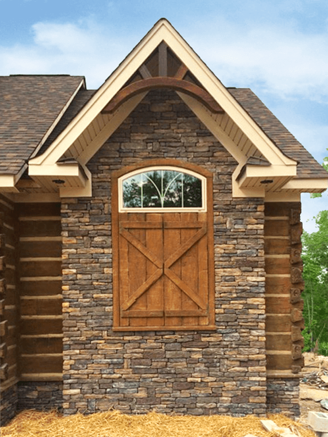 concrete log sliding